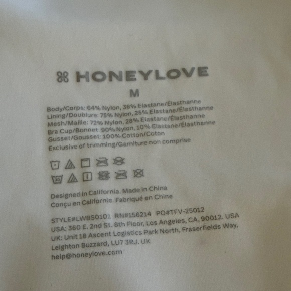 Honeylove White Shapewear Bodysuit - Picture 4 of 6